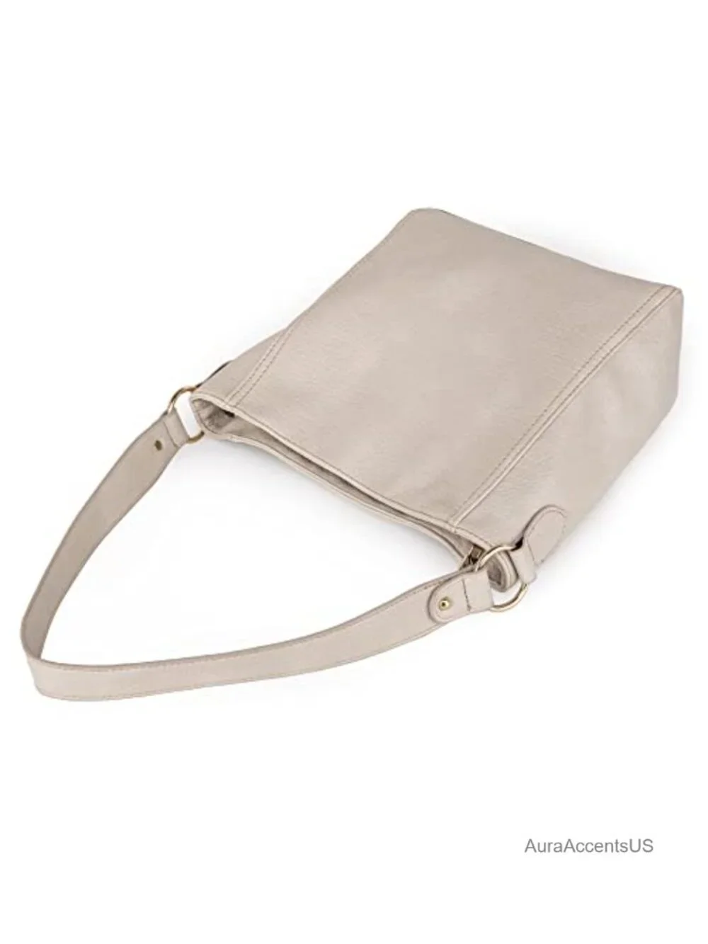 Vegan Leather Hobo Shoulder Bag Women's Handbag Soft Purse